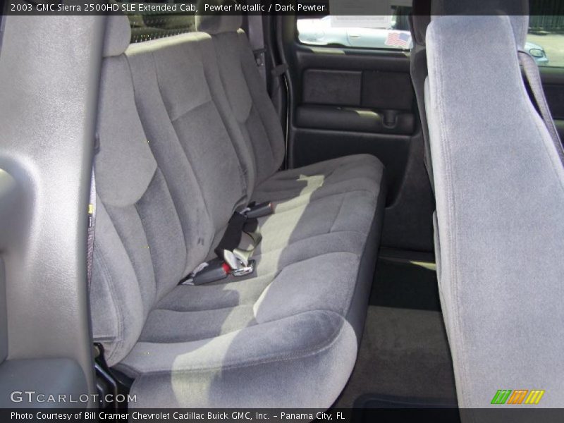 Pewter Metallic / Dark Pewter 2003 GMC Sierra 2500HD SLE Extended Cab