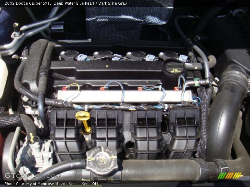 Deep Water Blue Pearl / Dark Slate Gray 2009 Dodge Caliber SXT