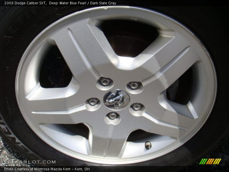 Deep Water Blue Pearl / Dark Slate Gray 2009 Dodge Caliber SXT