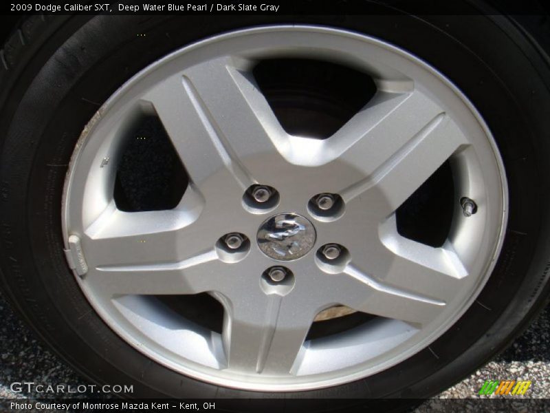 Deep Water Blue Pearl / Dark Slate Gray 2009 Dodge Caliber SXT