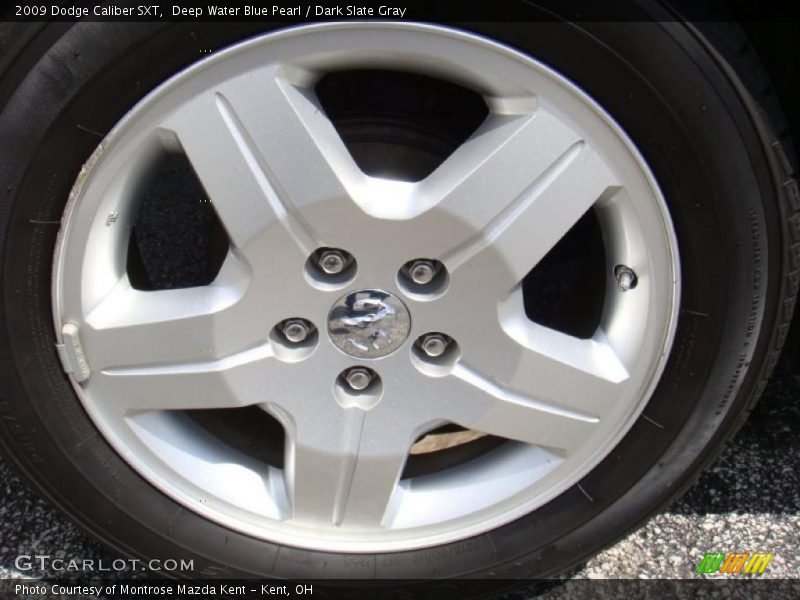 Deep Water Blue Pearl / Dark Slate Gray 2009 Dodge Caliber SXT