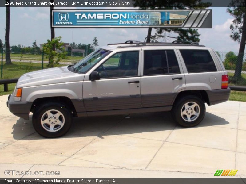Light Driftwood Satin Glow / Gray 1998 Jeep Grand Cherokee Laredo