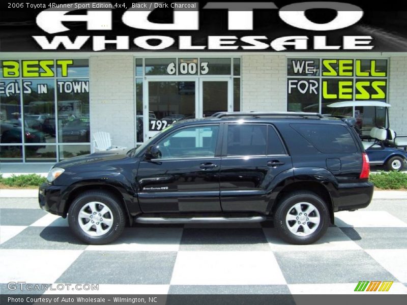 Black / Dark Charcoal 2006 Toyota 4Runner Sport Edition 4x4