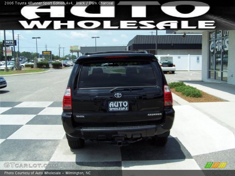 Black / Dark Charcoal 2006 Toyota 4Runner Sport Edition 4x4