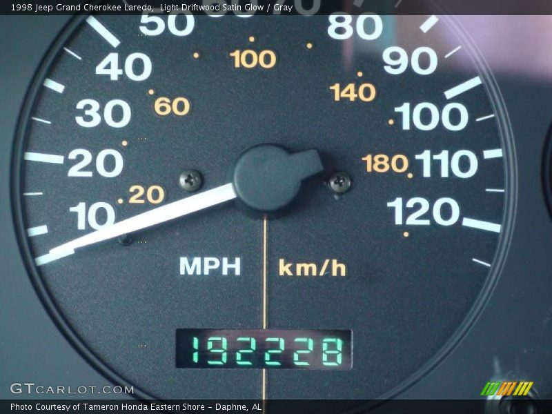 Light Driftwood Satin Glow / Gray 1998 Jeep Grand Cherokee Laredo