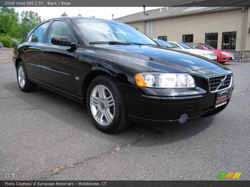 Black / Beige 2006 Volvo S60 2.5T