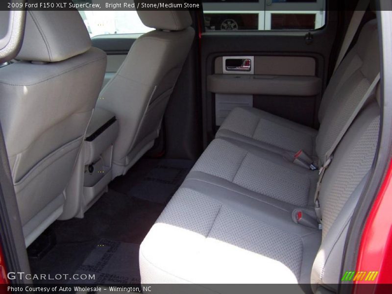 Bright Red / Stone/Medium Stone 2009 Ford F150 XLT SuperCrew