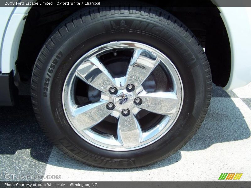 Oxford White / Charcoal 2008 Ford Escape Limited