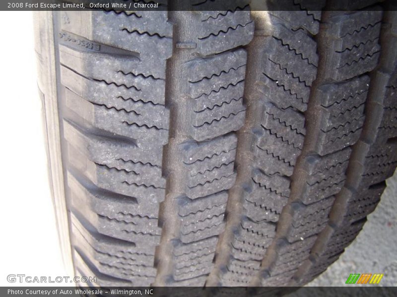 Oxford White / Charcoal 2008 Ford Escape Limited