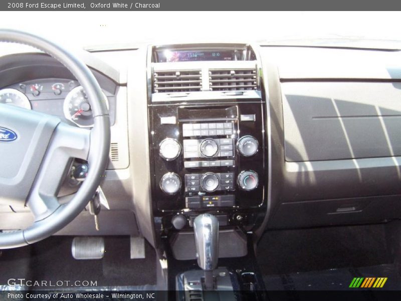 Oxford White / Charcoal 2008 Ford Escape Limited
