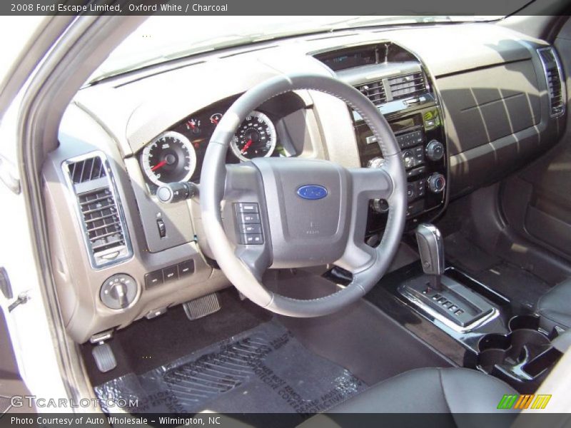 Oxford White / Charcoal 2008 Ford Escape Limited