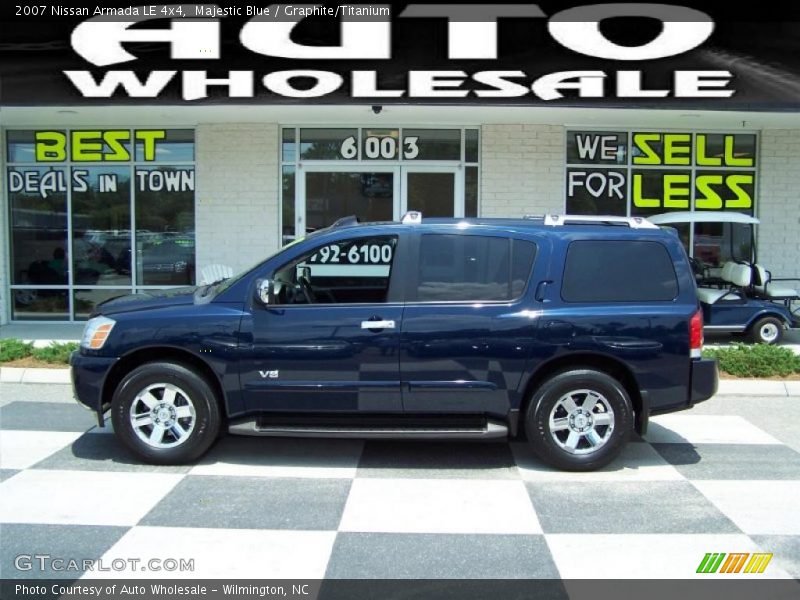 Majestic Blue / Graphite/Titanium 2007 Nissan Armada LE 4x4