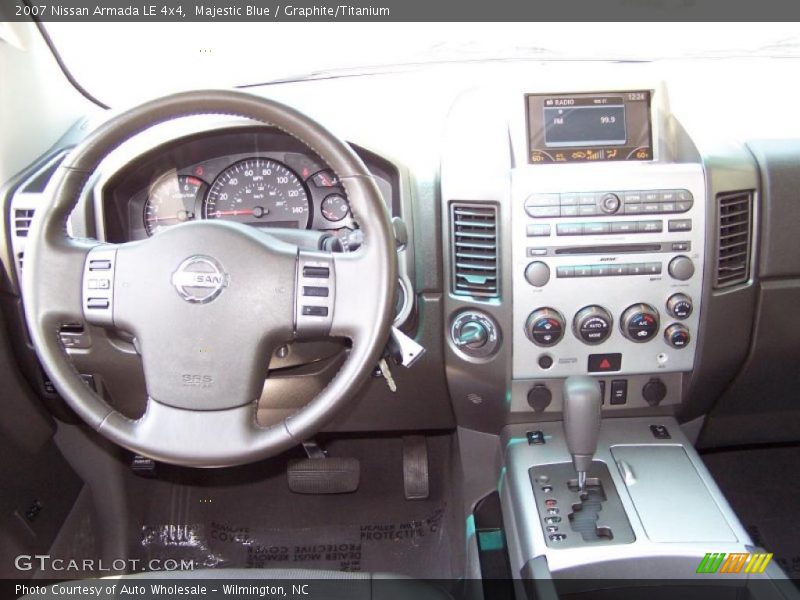 Majestic Blue / Graphite/Titanium 2007 Nissan Armada LE 4x4