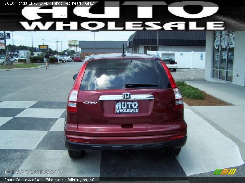 Tango Red Pearl / Gray 2010 Honda CR-V EX-L