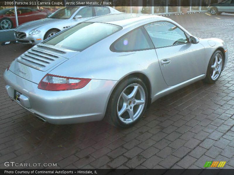 Arctic Silver Metallic / Black 2006 Porsche 911 Carrera Coupe
