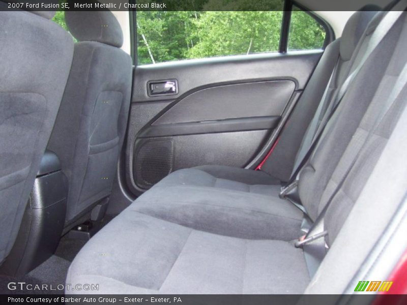 Merlot Metallic / Charcoal Black 2007 Ford Fusion SE