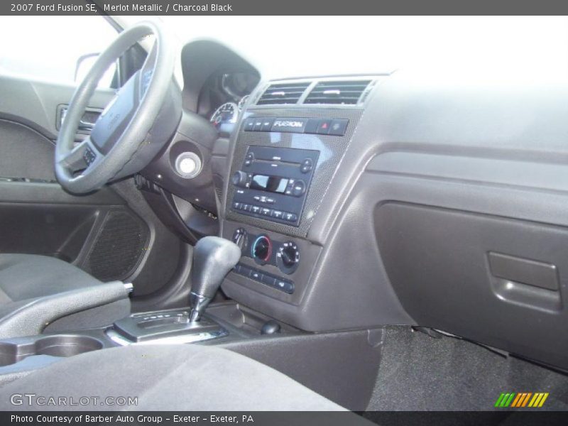 Merlot Metallic / Charcoal Black 2007 Ford Fusion SE