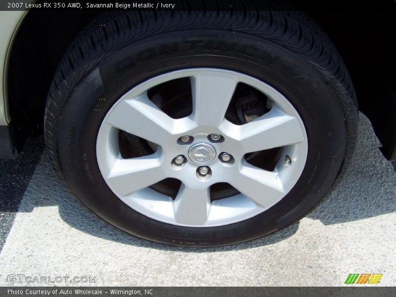 Savannah Beige Metallic / Ivory 2007 Lexus RX 350 AWD