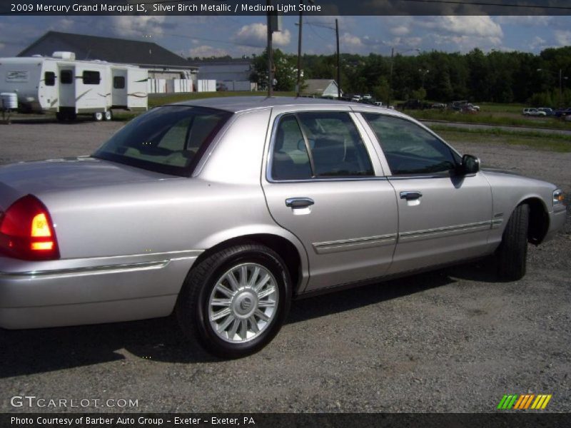 Silver Birch Metallic / Medium Light Stone 2009 Mercury Grand Marquis LS