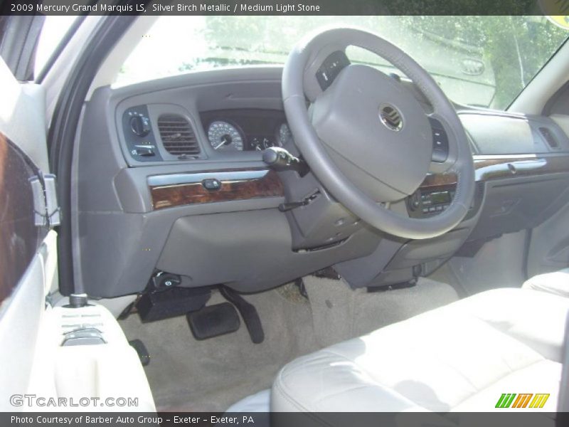 Silver Birch Metallic / Medium Light Stone 2009 Mercury Grand Marquis LS