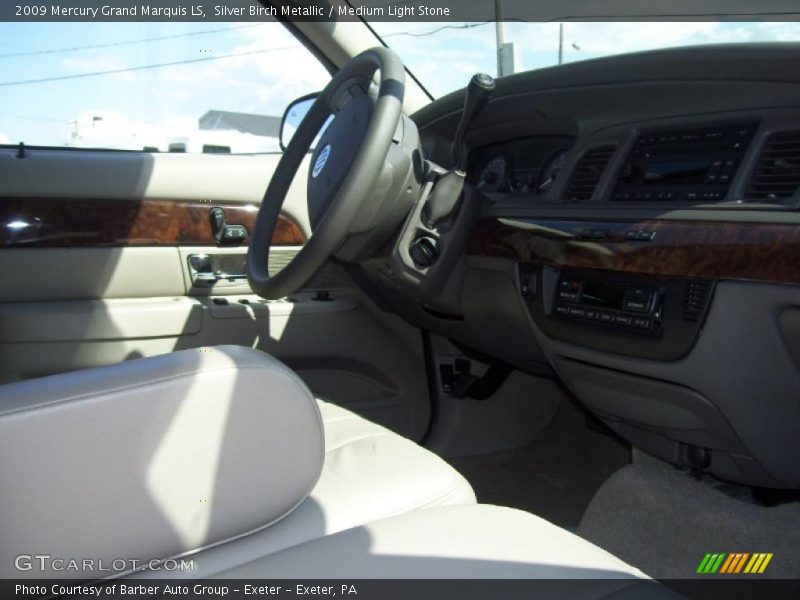 Silver Birch Metallic / Medium Light Stone 2009 Mercury Grand Marquis LS