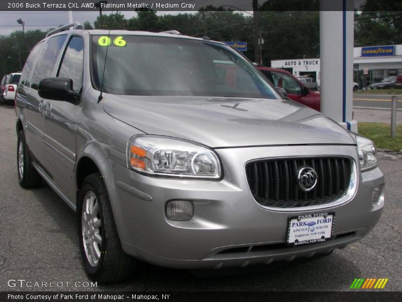 Platinum Metallic / Medium Gray 2006 Buick Terraza CXL AWD