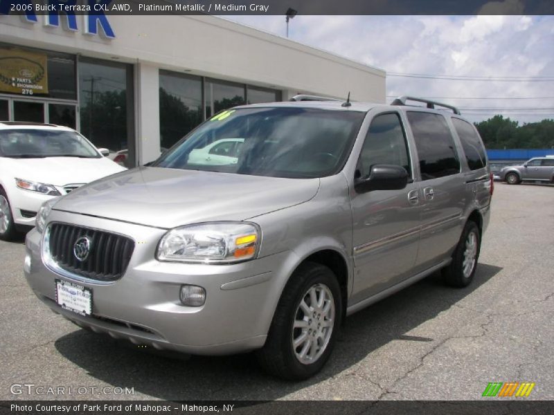 Platinum Metallic / Medium Gray 2006 Buick Terraza CXL AWD