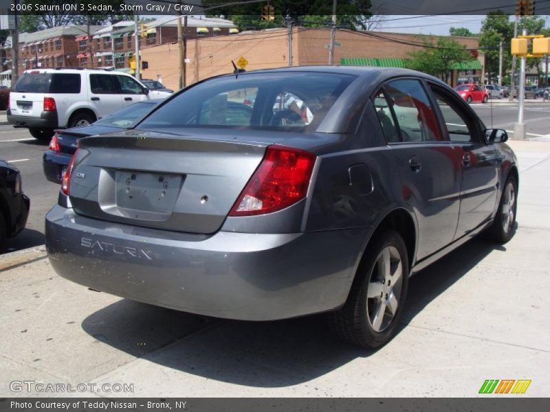 Storm Gray / Gray 2006 Saturn ION 3 Sedan