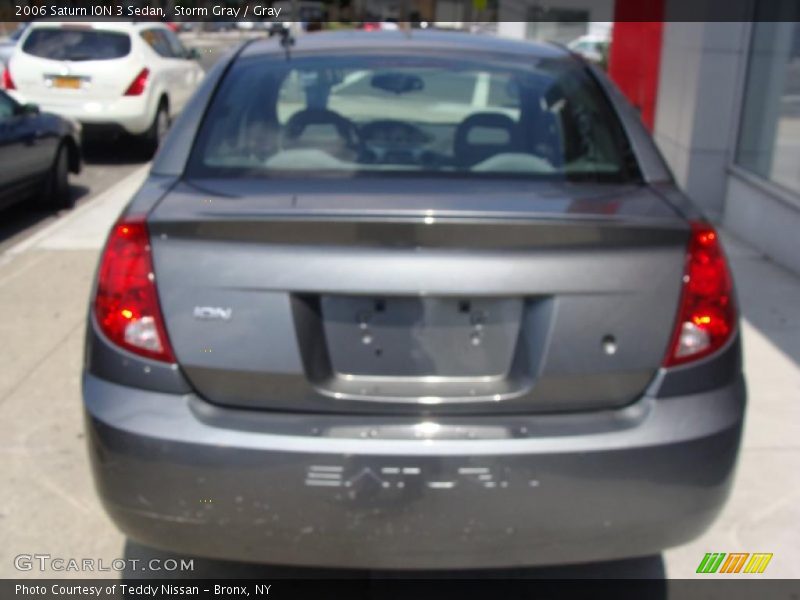 Storm Gray / Gray 2006 Saturn ION 3 Sedan
