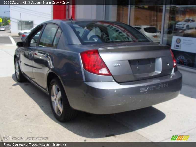 Storm Gray / Gray 2006 Saturn ION 3 Sedan
