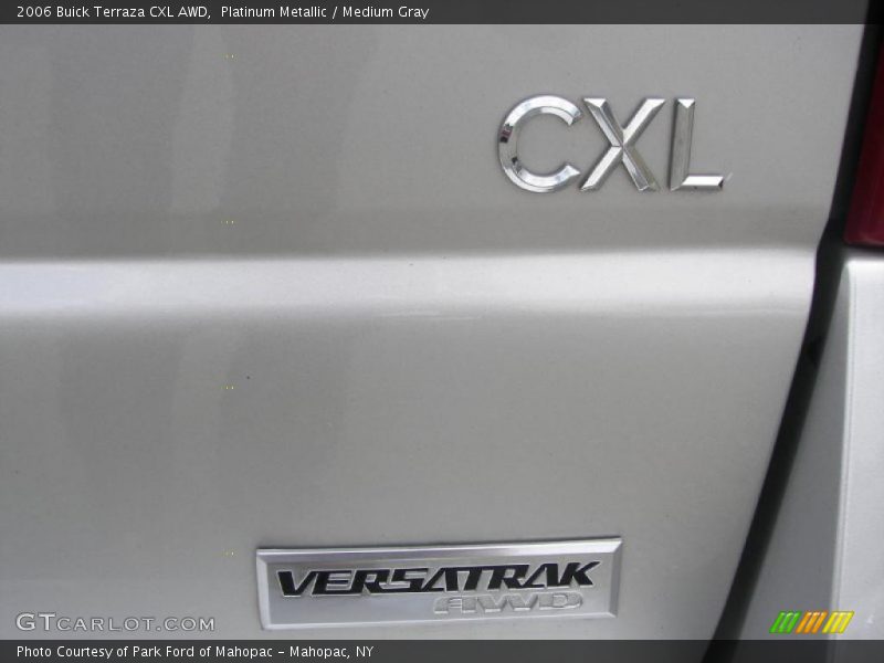 Platinum Metallic / Medium Gray 2006 Buick Terraza CXL AWD