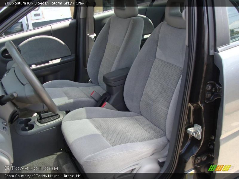 Storm Gray / Gray 2006 Saturn ION 3 Sedan