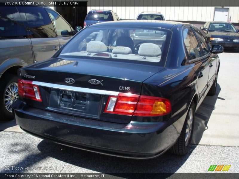Steel Blue / Gray 2002 Kia Optima LX V6