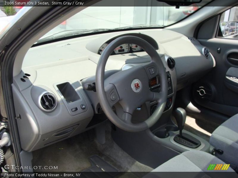 Storm Gray / Gray 2006 Saturn ION 3 Sedan