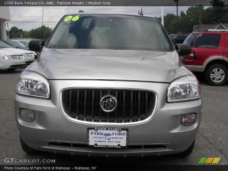 Platinum Metallic / Medium Gray 2006 Buick Terraza CXL AWD