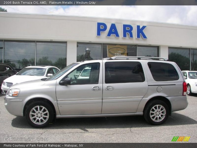 Platinum Metallic / Medium Gray 2006 Buick Terraza CXL AWD