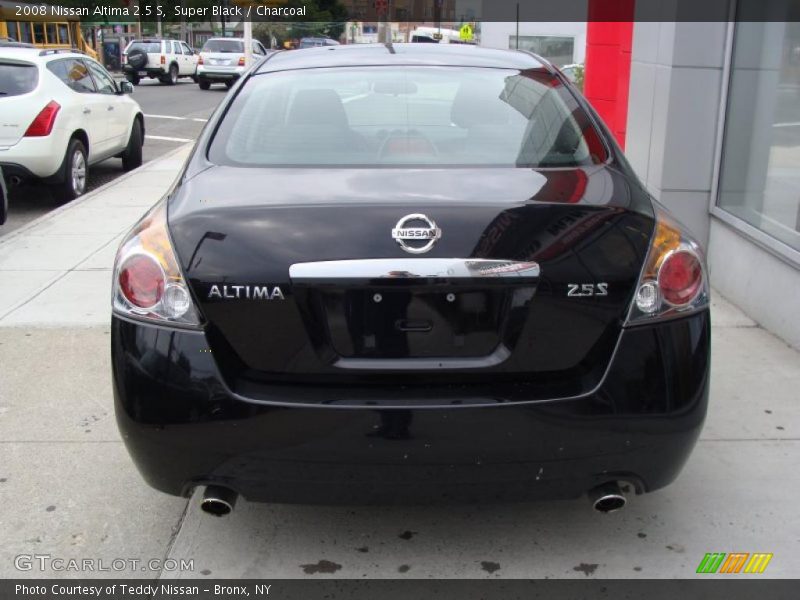 Super Black / Charcoal 2008 Nissan Altima 2.5 S