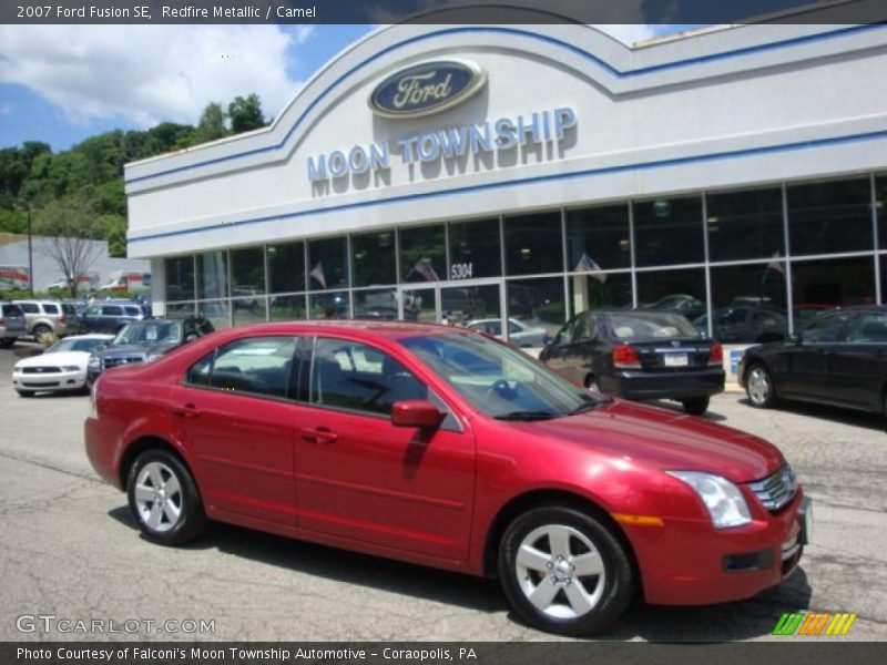 Redfire Metallic / Camel 2007 Ford Fusion SE