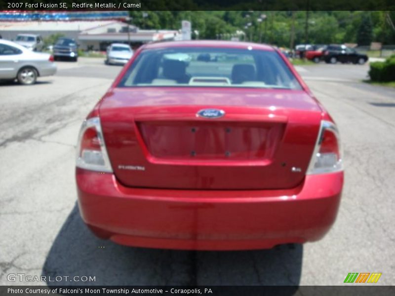 Redfire Metallic / Camel 2007 Ford Fusion SE