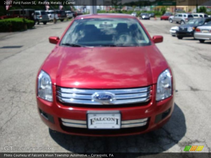 Redfire Metallic / Camel 2007 Ford Fusion SE