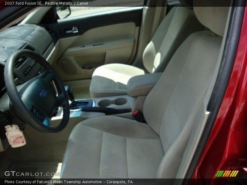 Redfire Metallic / Camel 2007 Ford Fusion SE