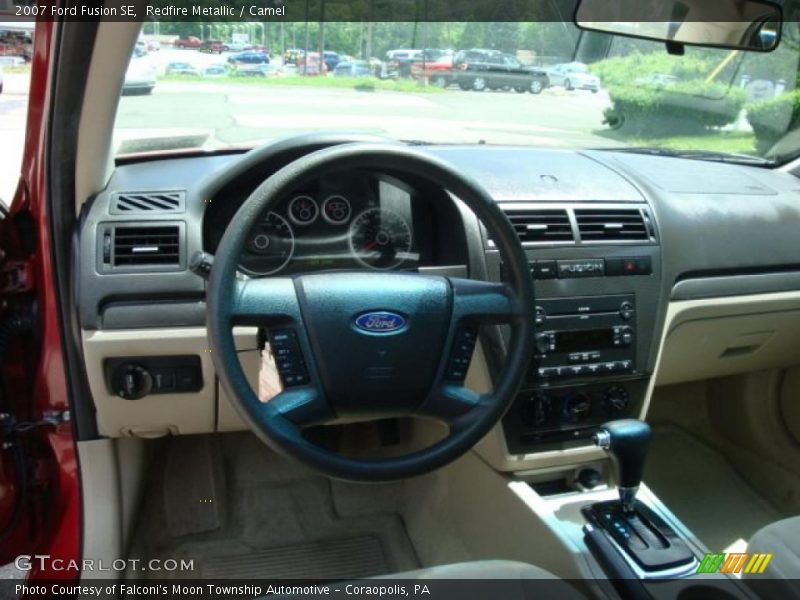 Redfire Metallic / Camel 2007 Ford Fusion SE