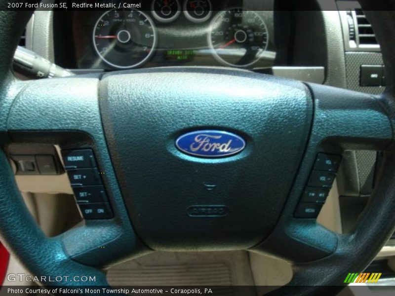 Redfire Metallic / Camel 2007 Ford Fusion SE