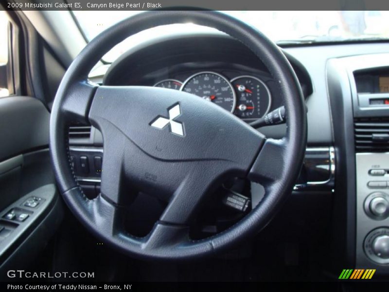 Canyon Beige Pearl / Black 2009 Mitsubishi Galant ES