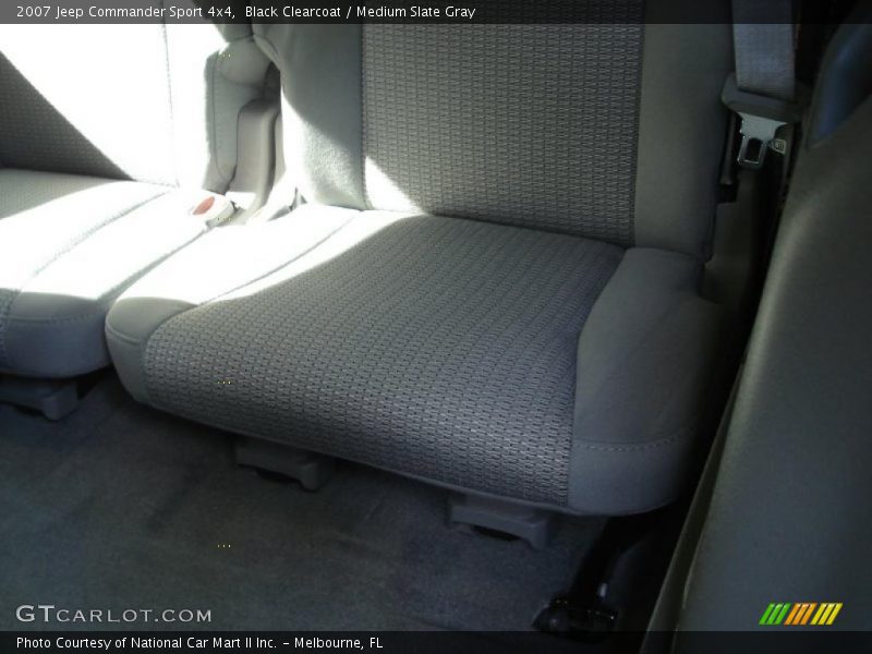 Black Clearcoat / Medium Slate Gray 2007 Jeep Commander Sport 4x4