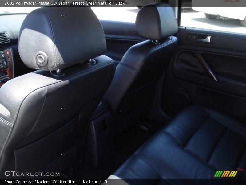 Fresco Green Metallic / Black 2003 Volkswagen Passat GLX Sedan
