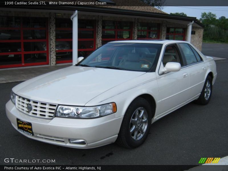 White Diamond / Capuccino Cream 1998 Cadillac Seville STS