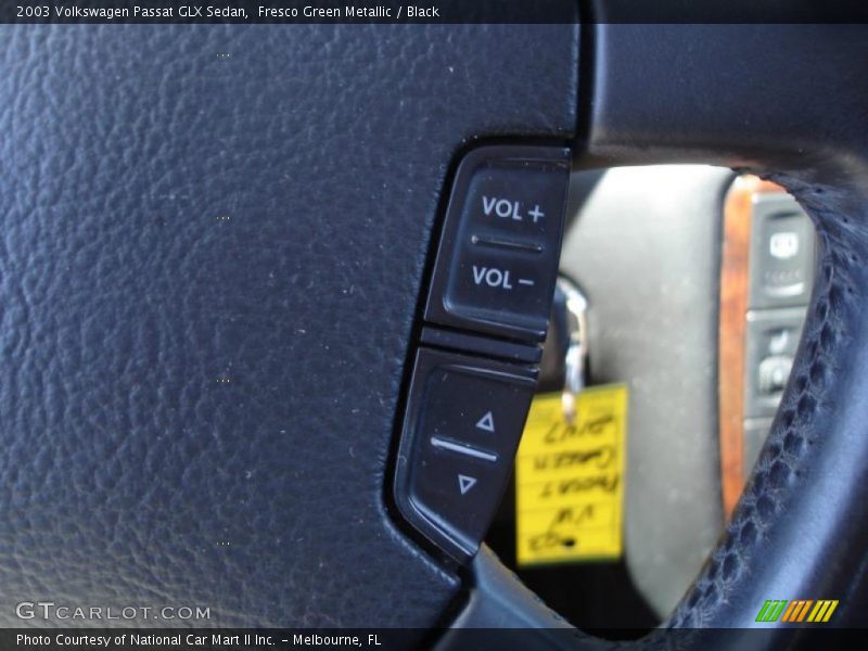 Fresco Green Metallic / Black 2003 Volkswagen Passat GLX Sedan