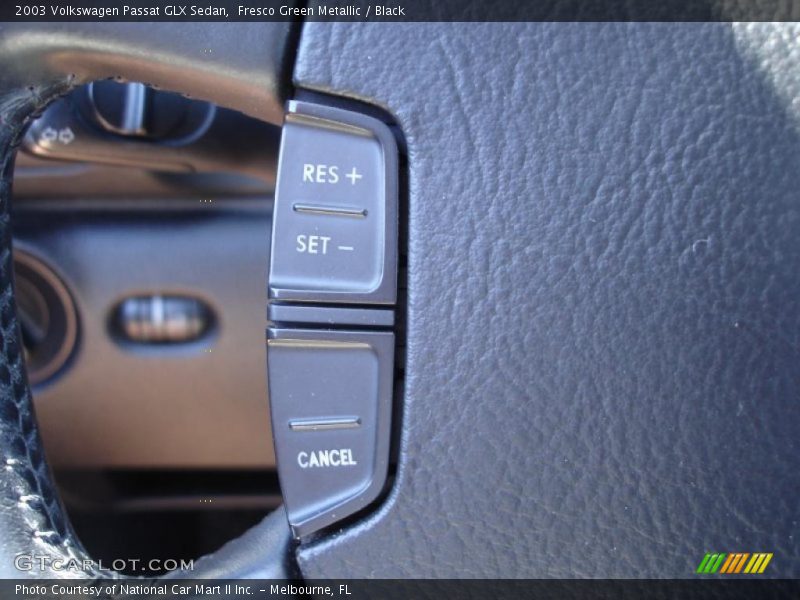Fresco Green Metallic / Black 2003 Volkswagen Passat GLX Sedan