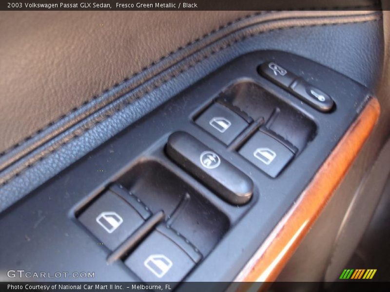 Fresco Green Metallic / Black 2003 Volkswagen Passat GLX Sedan